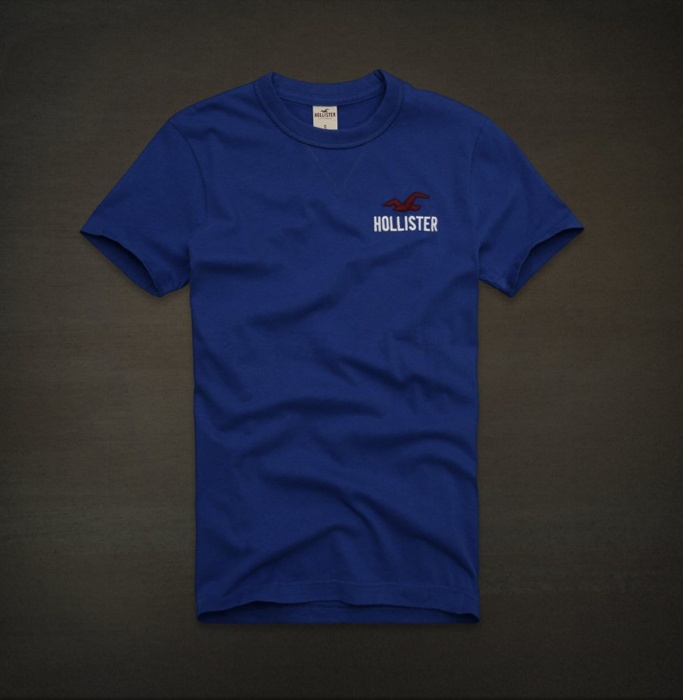 Hollister Hombres De Cuello Redondo Corto Remera HCO4176